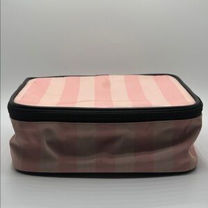 Victoria secret Pink Striped Cosmetic Bag